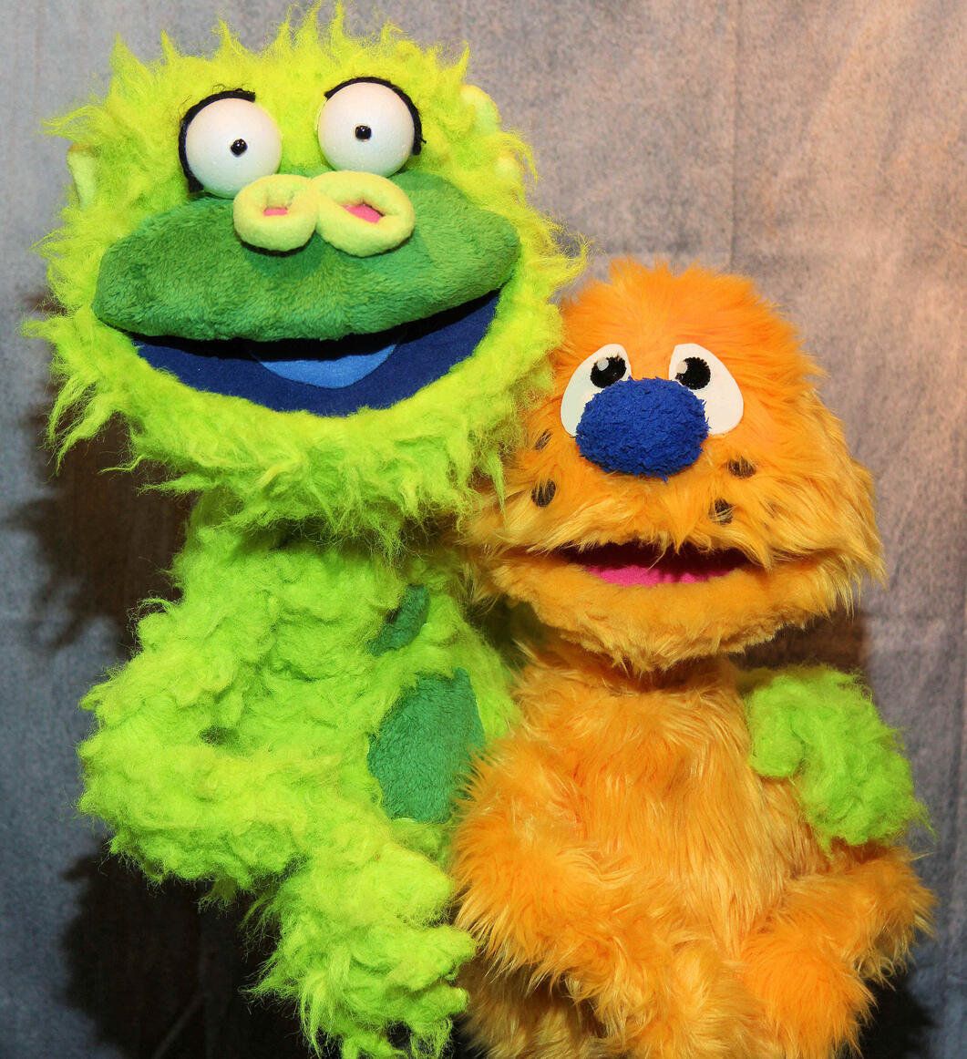 CampHouse Original Characters Reuben (Left) and Gossamer (Right)